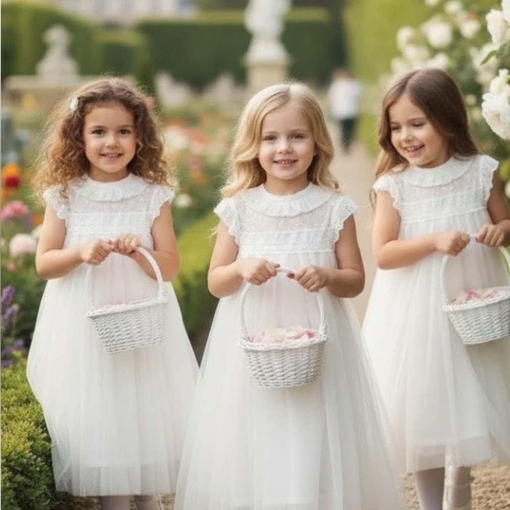 Trish Scully Alessandra dress Flower Girl, First Communion, Easter dress